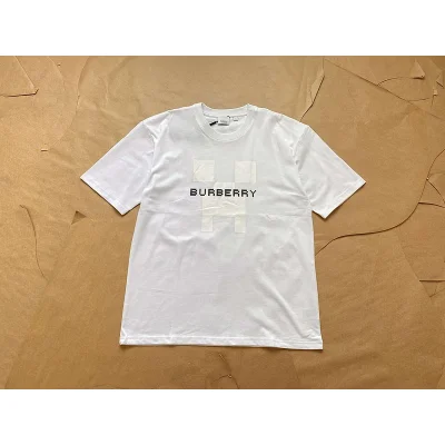 Футболка Burberry Squares "White" фото № 9