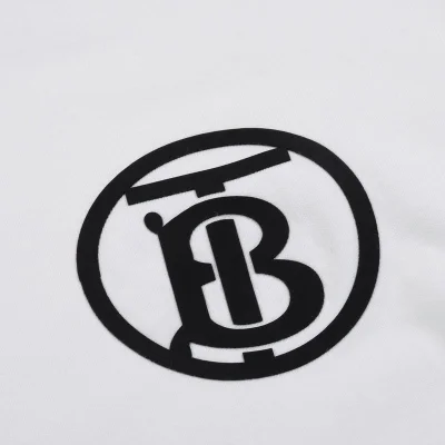 Футболка Burberry With Small Round Logo "White" фото № 9