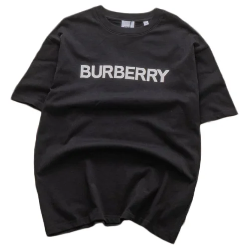 Футболка Burberry Front Logo Inscription "Black"