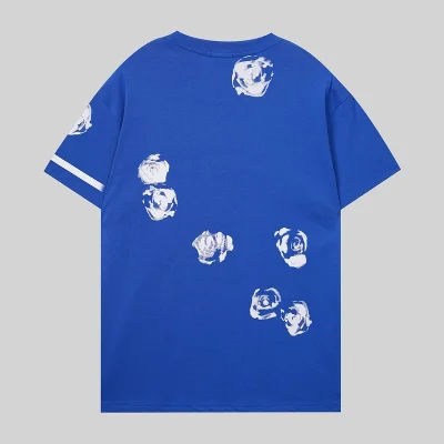 Футболка Burberry Repeating Roses "Blue" фото № 2