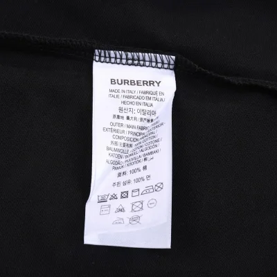 Футболка Burberry Bambi Depicts The Brand Logo "Black" фото № 3