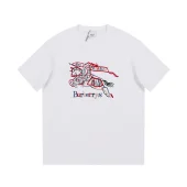 Футболка Burberry Rider On A Horse Print Logo "White"