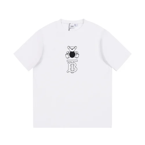 Футболка Burberry Toy Print And Logo "White"