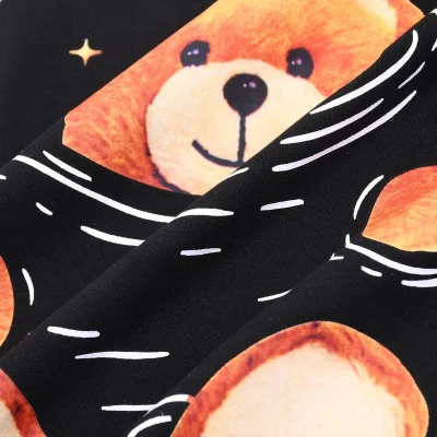 Футболка Burberry Bear And Stars Print "Black" фото № 8