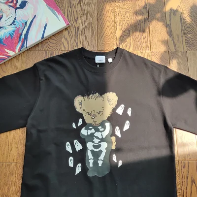 Футболка Burberry Gloomy Print "Black" фото № 3