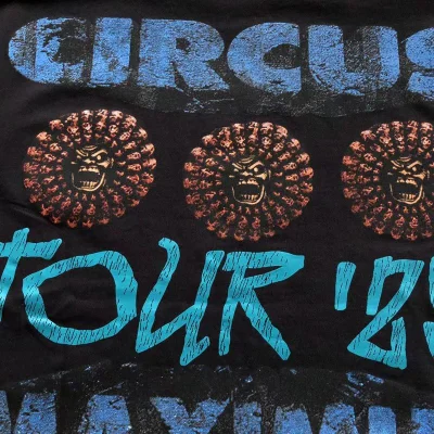 Футболка Cactus Jack Merch Big Letters Front And Circles With Stars Back "Black" фото № 6