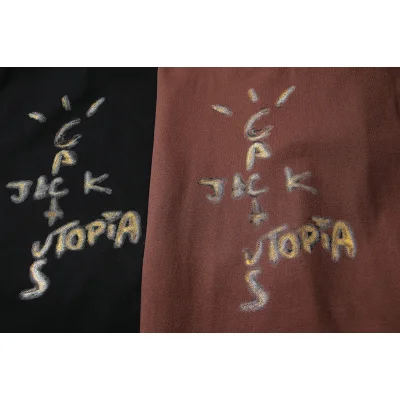 Футболка Cactus Jack Merch Utopia "Brown" фото № 3