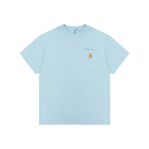 Футболка Carhartt Small Logo On The Pocket "Blue"