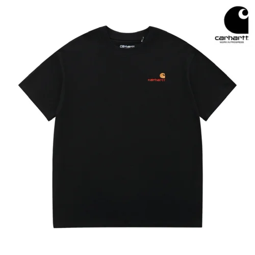 Футболка Carhartt Logo Curl "Black"
