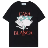 Футболка Casablanca Running Rabbit "Black"