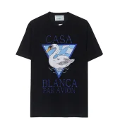 Футболка Casablanca Beautiful Swan "Black"