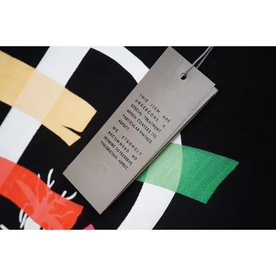 Футболка Christian Dior Logo With Multicolor Lines "Black" фото № 6