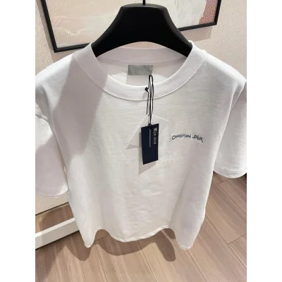 Футболка Christian Dior Frontside Little Logotype "White" фото № 3