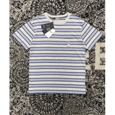 Футболка Christian Dior Lines "White/Blue" фото № 7