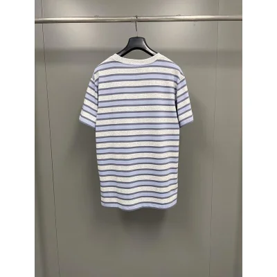 Футболка Christian Dior Lines "White/Blue" фото № 8