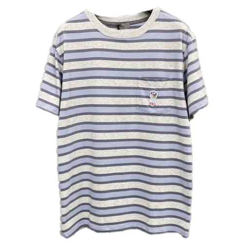 Футболка Christian Dior Lines "White/Blue"