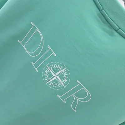 Футболка Christian Dior Logo Dior Compass "Blue" фото № 2 Футболка Christian Dior Logo Dior Compass "Blue" фото № 2