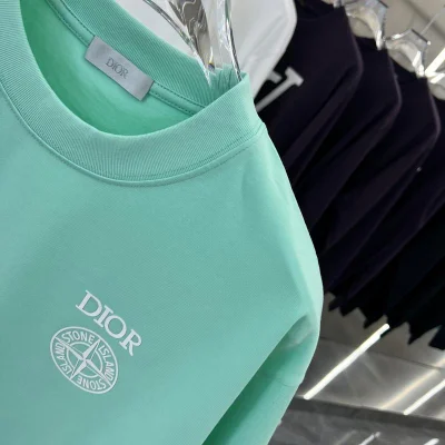 Футболка Christian Dior Logo Dior Compass "Blue" фото № 4 Футболка Christian Dior Logo Dior Compass "Blue" фото № 4