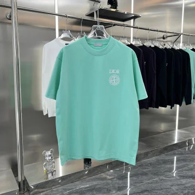 Футболка Christian Dior Logo Dior Compass "Blue" фото № 6 Футболка Christian Dior Logo Dior Compass "Blue" фото № 6