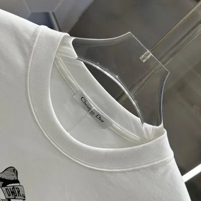 Футболка Christian Dior One Sneaker Frontside Logo "White" фото № 4