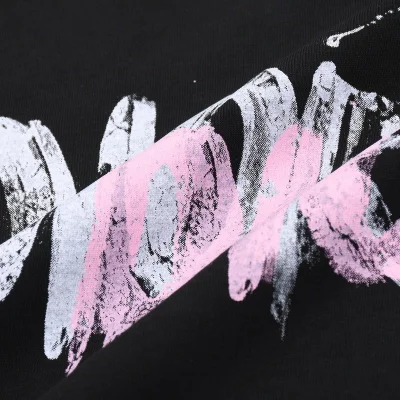 Футболка Christian Dior Inscription With Crayons "Black" фото № 3