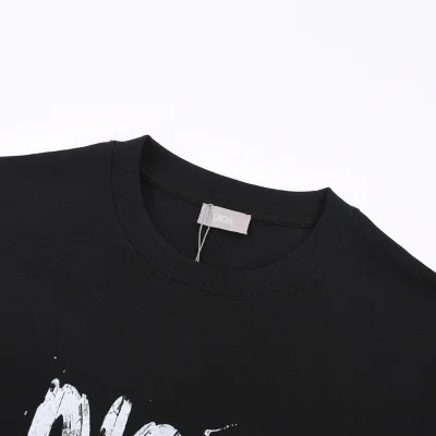 Футболка Christian Dior Inscription With Crayons "Black" фото № 8