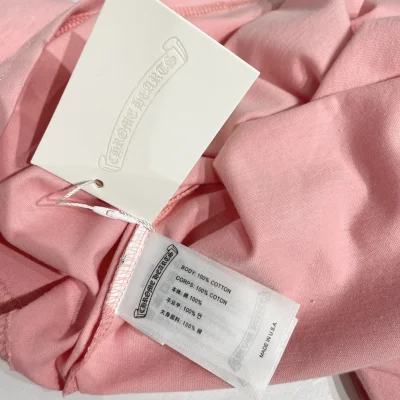 Футболка Chrome Hearts Large logo On the Back "Pink" фото № 6