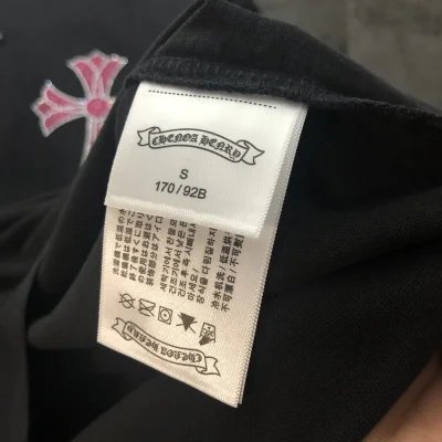 Футболка Chrome Hearts With A Diamond Logo "Black" фото № 5