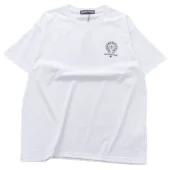 Футболка Chrome Hearts Big Back Logo And Rounded Inscription "White"