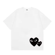 Футболка Comme des Garçons Play Heart Eyes with Contrast Футболка Comme des Garçons Play Heart Eyes with Contrast
