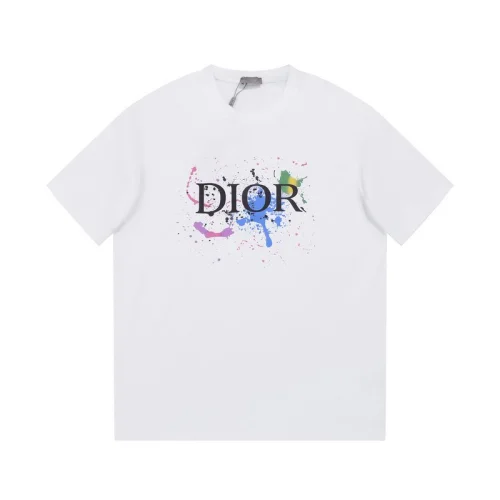 Футболка Dior Paints In Abstraction "White"