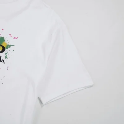 Футболка Dior Paints In Abstraction "White" фото № 6