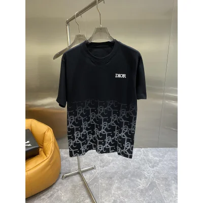 Футболка Dior Letter Print "Black" фото № 2