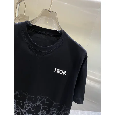 Футболка Dior Letter Print "Black" фото № 4