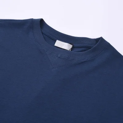 Футболка Dior Embroidered logo "Blue" фото № 6