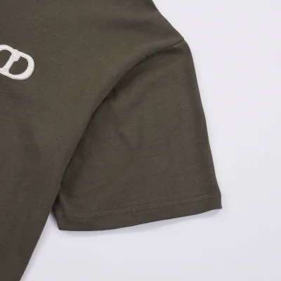 Футболка Dior Basic Collection With Small Logo "Brown" фото № 3