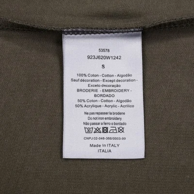 Футболка Dior Basic Collection With Small Logo "Brown" фото № 7