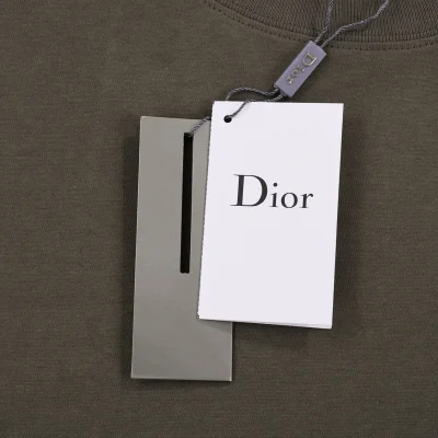 Футболка Dior Basic Collection With Small Logo "Brown" фото № 5