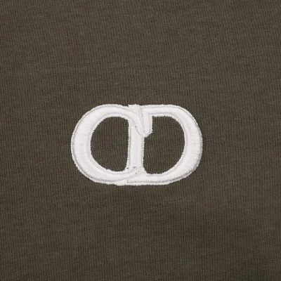 Футболка Dior Basic Collection With Small Logo "Brown" фото № 4
