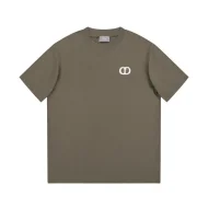 Футболка Dior Basic Collection With Small Logo "Brown"