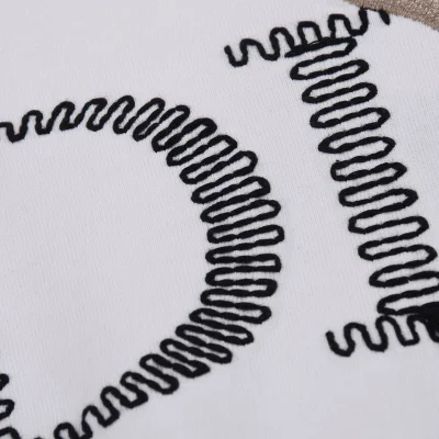 Футболка Dior Logo Made Of Thread With A Pin "White" фото № 3