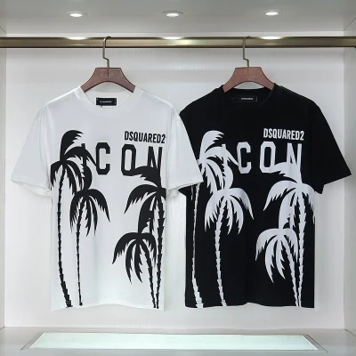 Футболка Dsquared2 With Palm Trees "White" фото № 2 Футболка Dsquared2 With Palm Trees "White" фото № 2