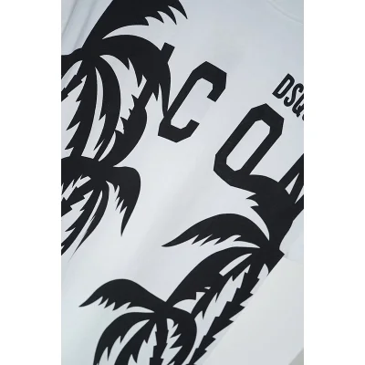 Футболка Dsquared2 With Palm Trees "White" фото № 7 Футболка Dsquared2 With Palm Trees "White" фото № 7