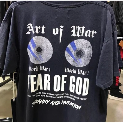 Футболка Fear Of God Art Of War "Black" фото № 4 Футболка Fear Of God Art Of War "Black" фото № 4