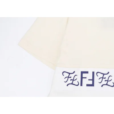 Футболка Fendi Сombined Сolor "Milky/White" фото № 4
