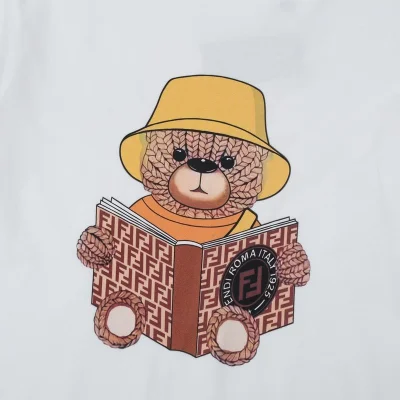 Футболка Fendi Book Bear "White" фото № 2