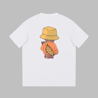 Футболка Fendi Book Bear "White" фото № 3