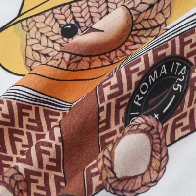 Футболка Fendi Book Bear "White" фото № 9