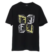 Футболка Fendi Cubic Logo "Black"