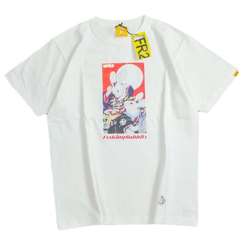 Футболка FR2 Japan Rabbits WIth Sun "White"